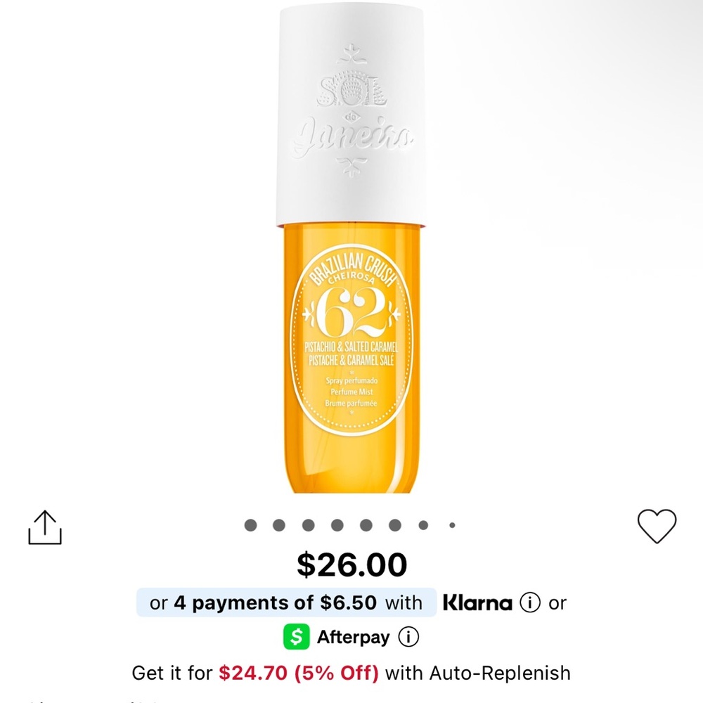 Sol de Janeiro Brazilian Crush Mist in Bright Yellow 3oz